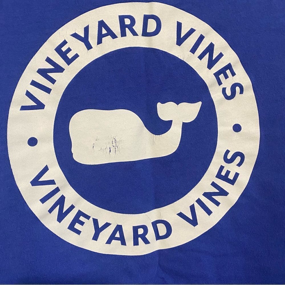 VINEYARD VINES Blue Crewneck Long Sleeve Shirt - Picture 7 of 10